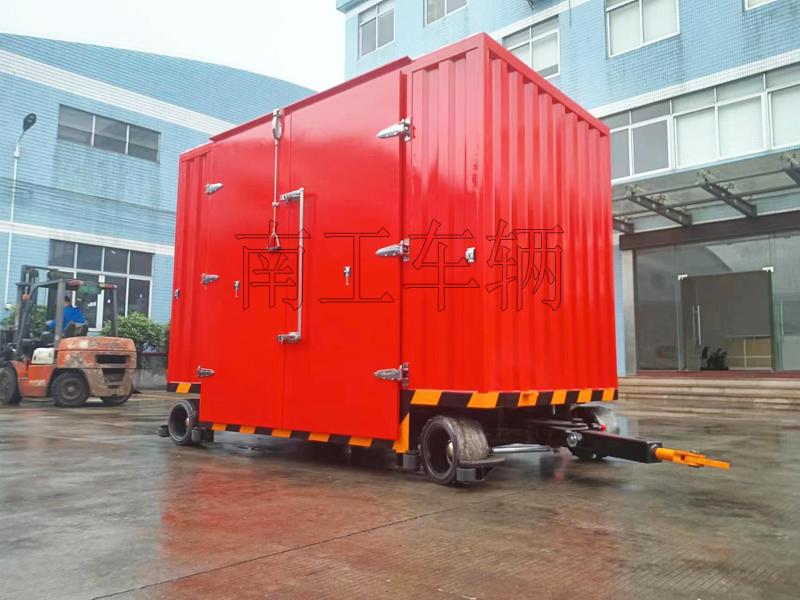3吨双牵引箱式【官网】 无动力叉车牵引工具拖车