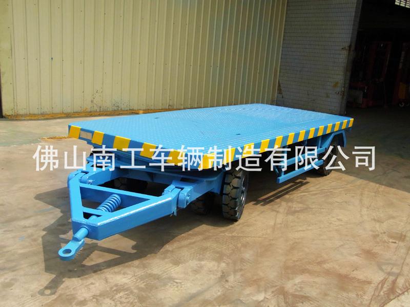叉车牵引工业平板车 工厂车间周转用10吨【官网】
